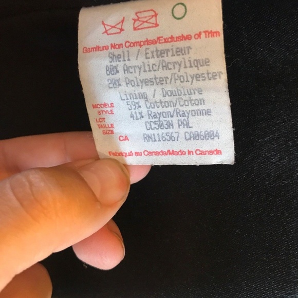 Faux Fur Coat by Vintage Valley 2 Tone Look Size M - Picture 6 of 6